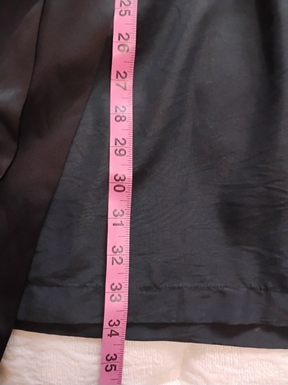 LOFT Black Wrap Dress โ Short Sleeve, Tie Waist, V-Neck - Picture 6 of 10